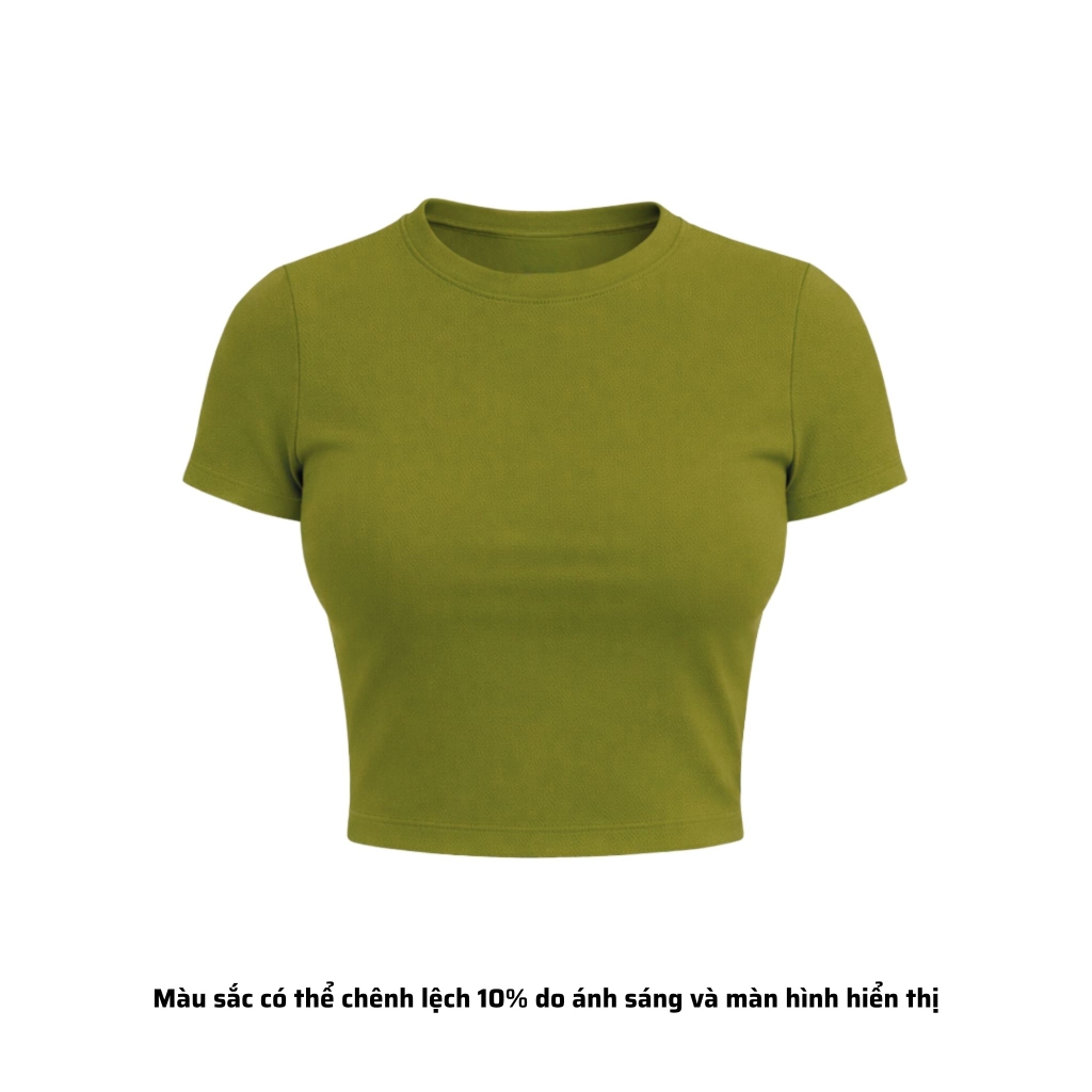 A16 - Áo BabyTee Cổ Tròn Ngắn Tay Ôm Dáng