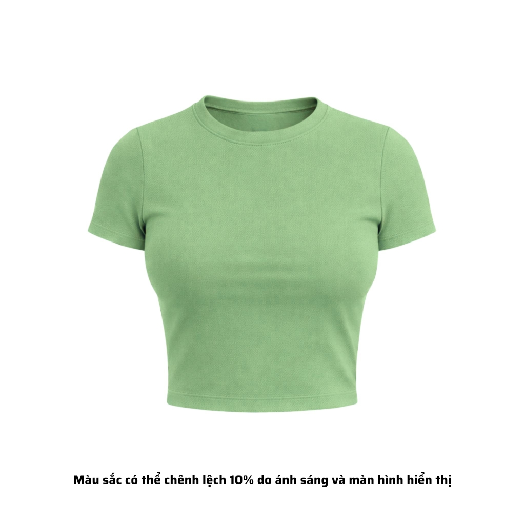 A16 - Áo BabyTee Cổ Tròn Ngắn Tay Ôm Dáng