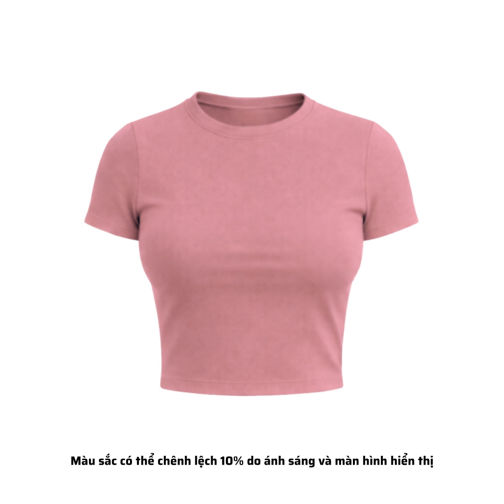 A16 - Áo BabyTee Cổ Tròn Ngắn Tay Ôm Dáng