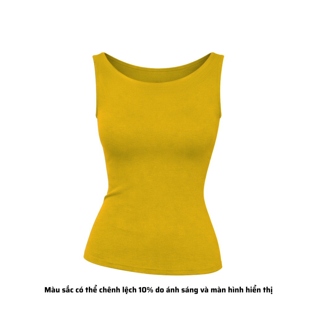 A44 - Áo Cổ Thuyền Sát Nách Dáng Dài
