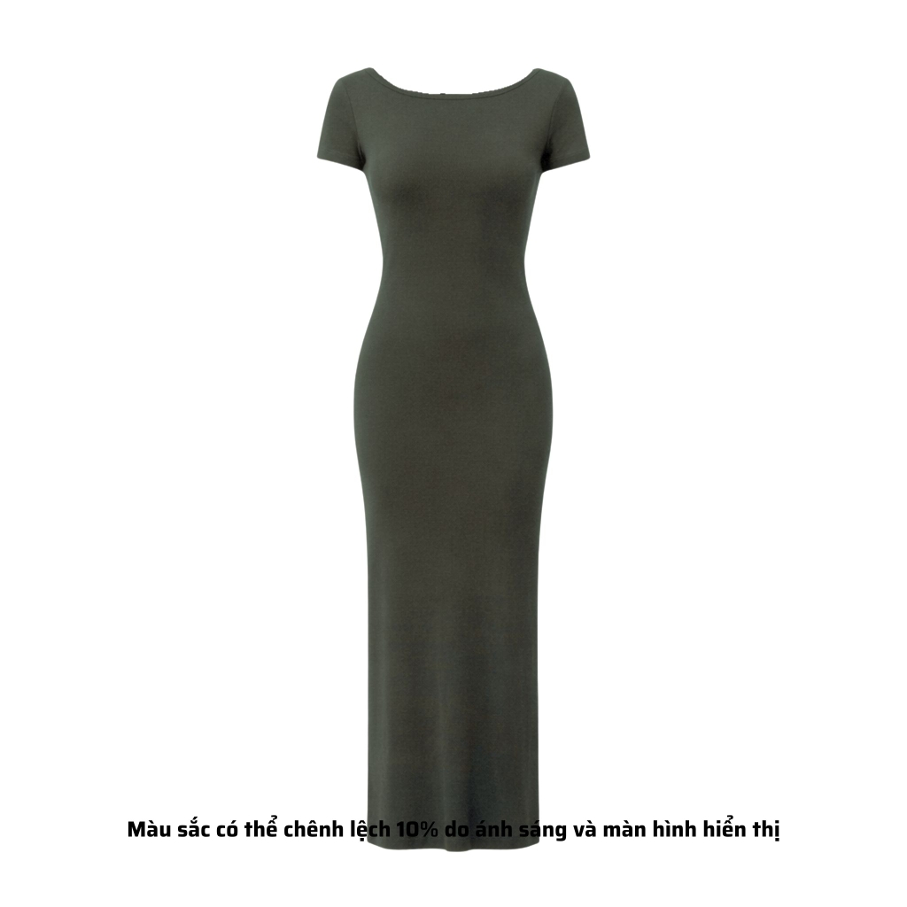 DD19 - Đầm Hở Lưng Dáng Dài Ôm Body
