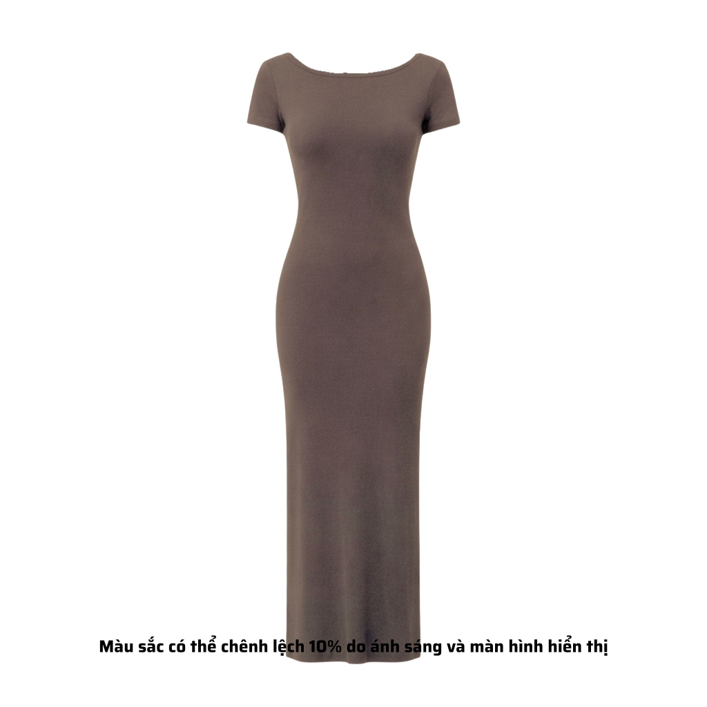 DD19 - Đầm Hở Lưng Dáng Dài Ôm Body