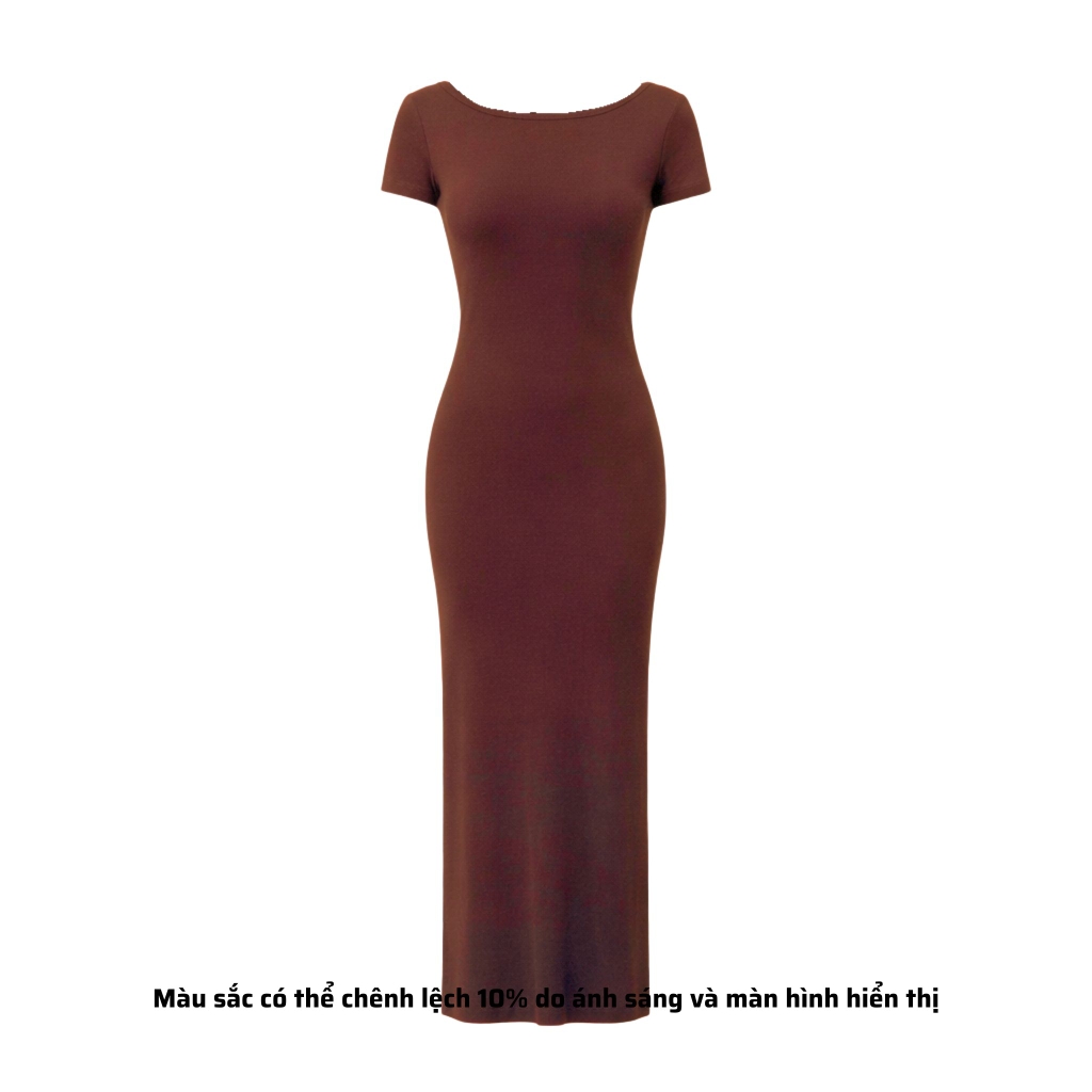 DD19 - Đầm Hở Lưng Dáng Dài Ôm Body