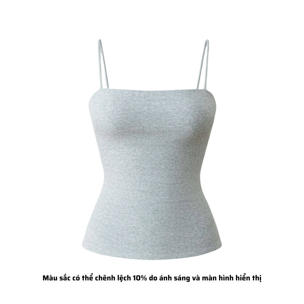 A25 - Áo 2 Dây Ngang Dáng Dài Thun Cotton Borip