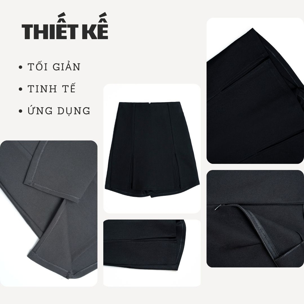 GV - Quần Giả Váy Xẻ Tà