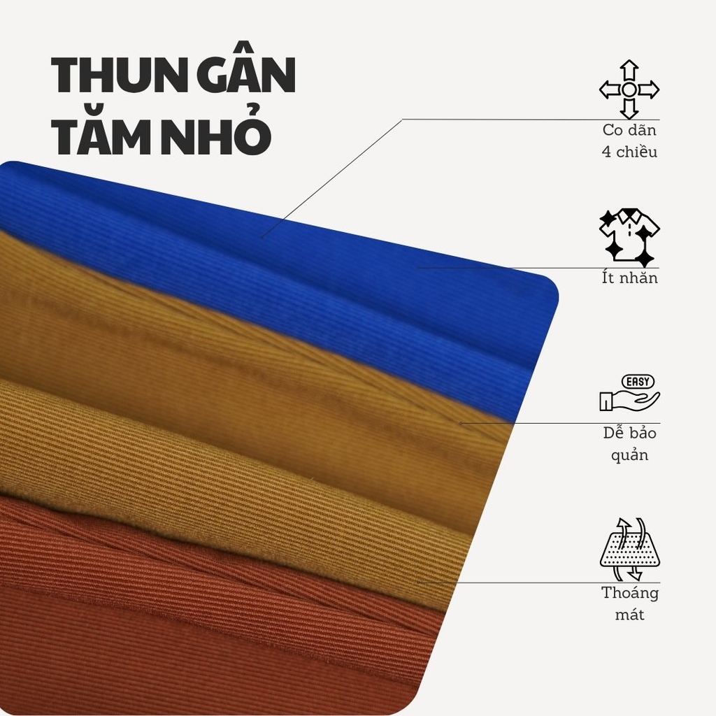 TG - Quần Ống Loe Thun Sọc Tăm Nhỏ