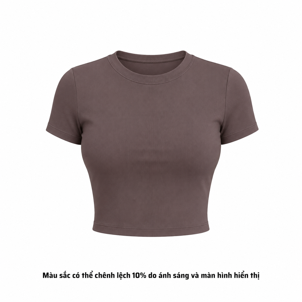 A16 - Áo BabyTee Cổ Tròn Ngắn Tay Ôm Dáng