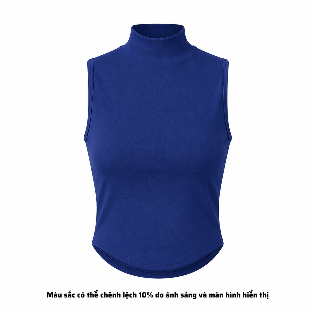 A15 - Áo Cổ 3 Phân Sát Nách Nữ Thun Cotton Borip