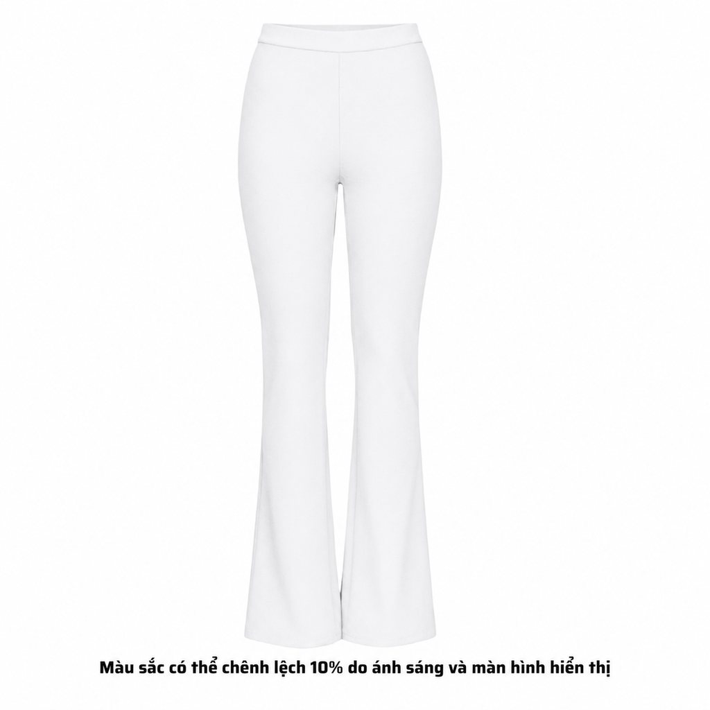 OL - Quần Ống Loe Lưng Cao Nữ UMi 108cmDây Kéo Sau