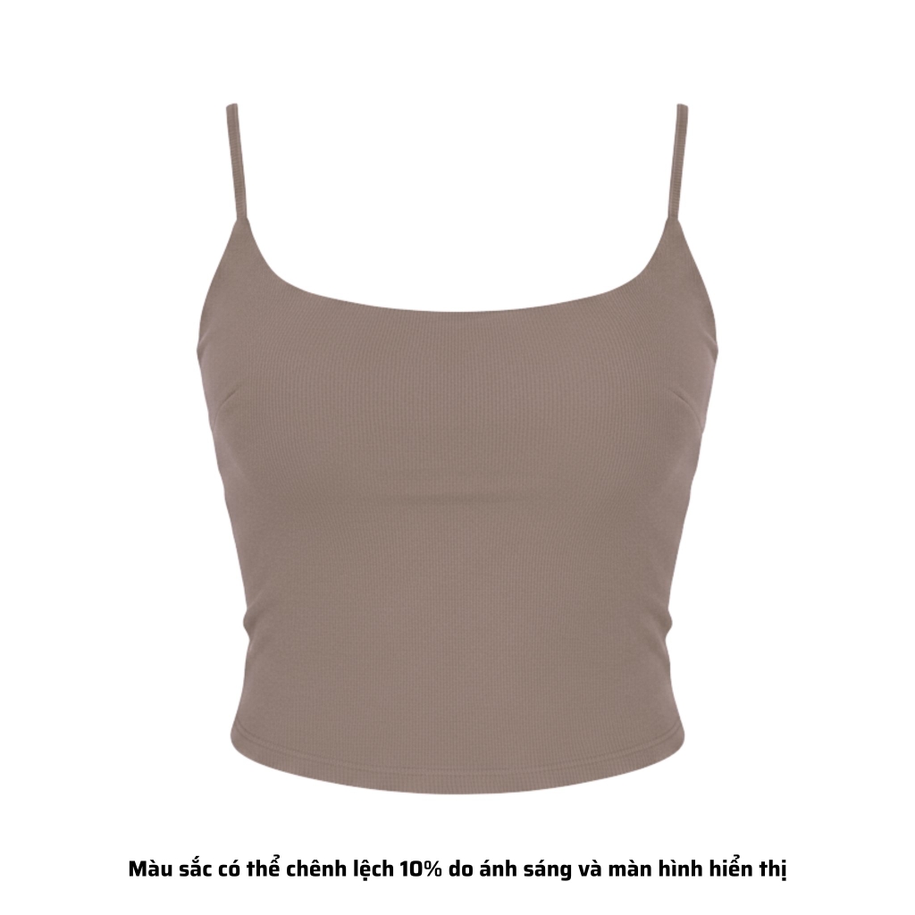 A4 - Áo 2 Dây Croptop Thun Borip Co Giãn 4 Chiều