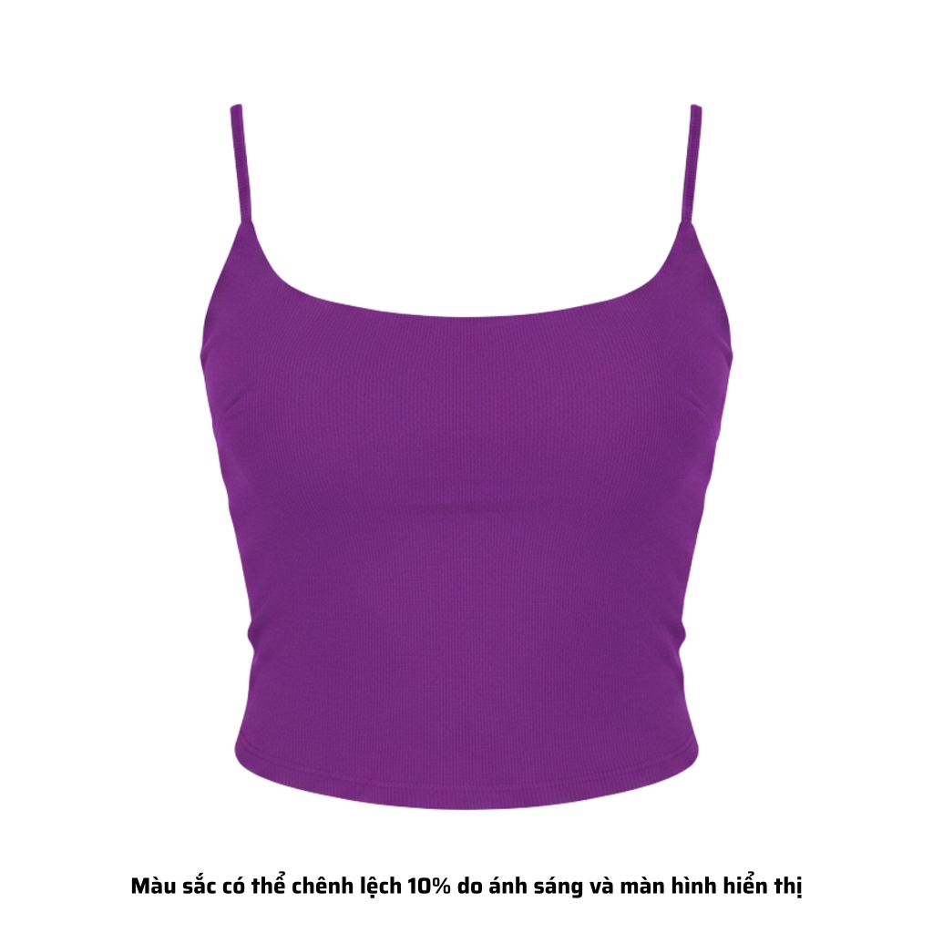 A4 - Áo 2 Dây Croptop Thun Borip Co Giãn 4 Chiều