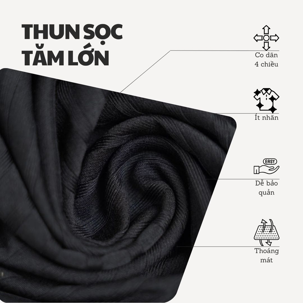 TL - Quần Ống Loe Thun Sọc Tăm Lớn