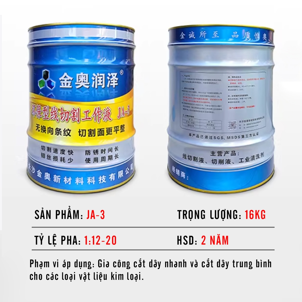 Dầu cắt dây Jinao JA-3 & JA-4 Chính hãng | Vĩ Văn
