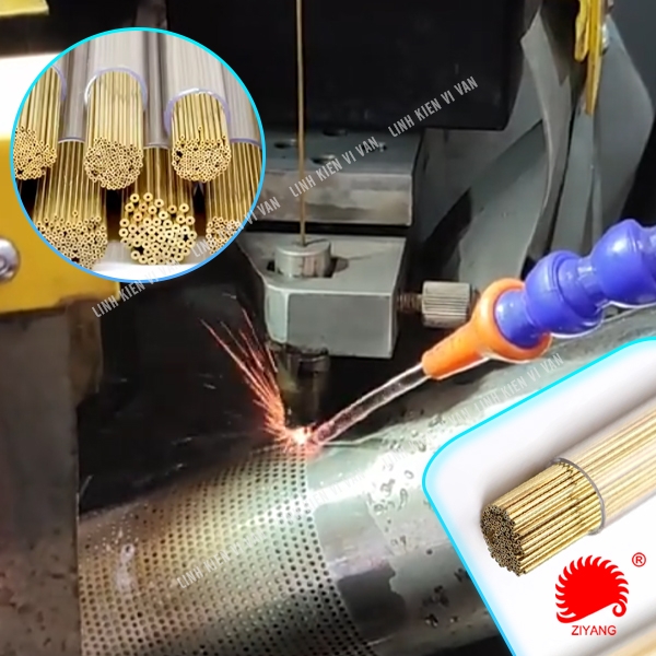 Que đồng điện cực EDM Ø1.5-3.0mm 500mm ZIYANG chính hãng | Vĩ Văn