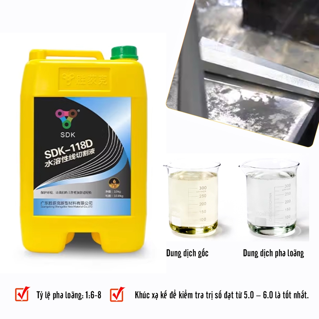 Dầu cắt dây SDK-118D Chính hãng | An toàn, không hại da | Vĩ Văn