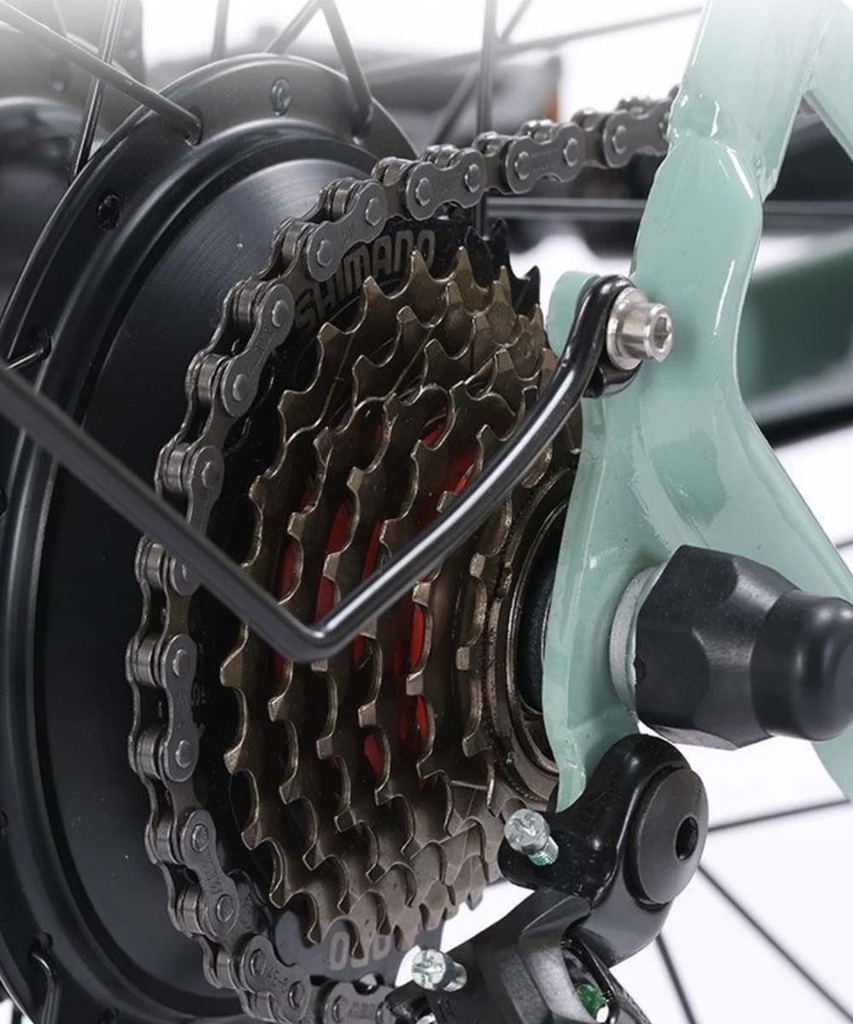 Bộ truyền động Shimano 7 cấp của Phoenix CF