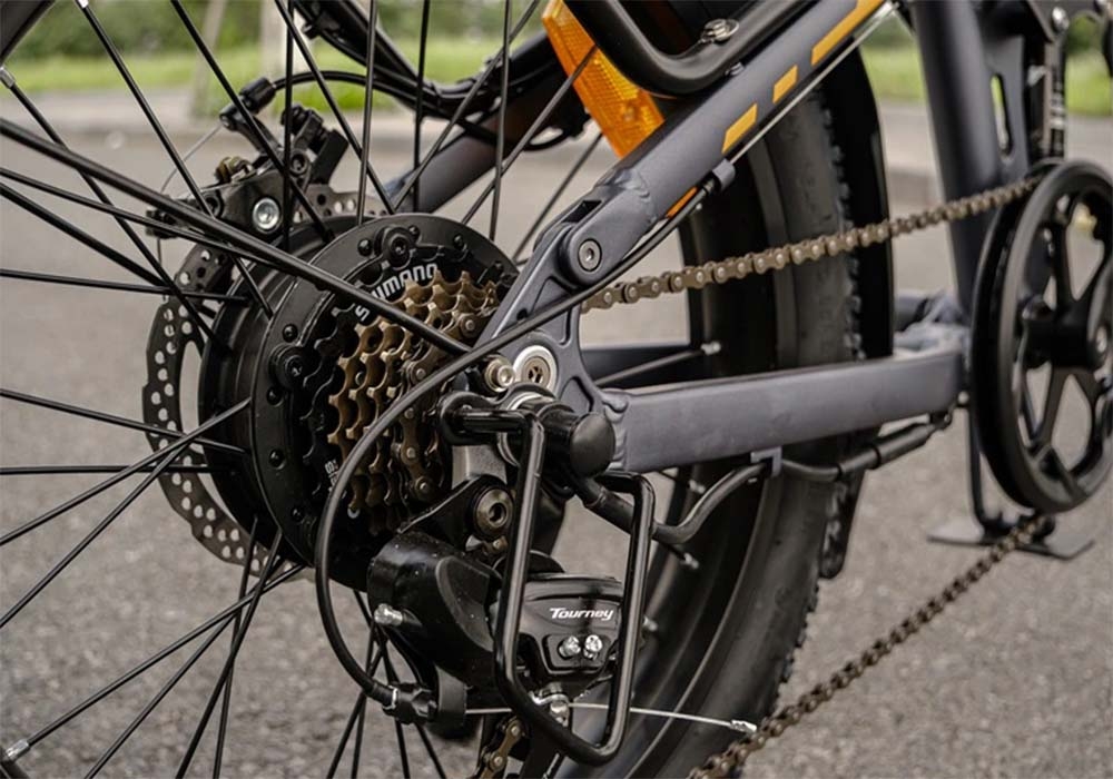 Bộ truyền động cao cấp của SR Ebike X20 Pro