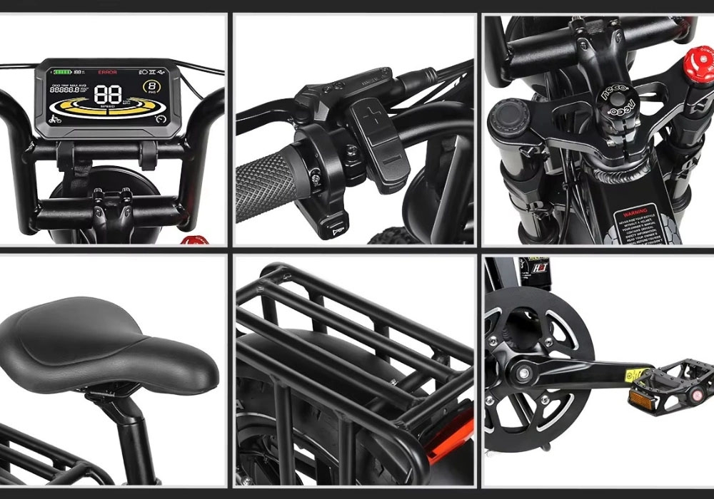 Các chi tiết của Samebike RS A02