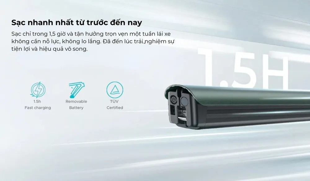 Pin Lithium-ion cao cấp có thể tháo rời