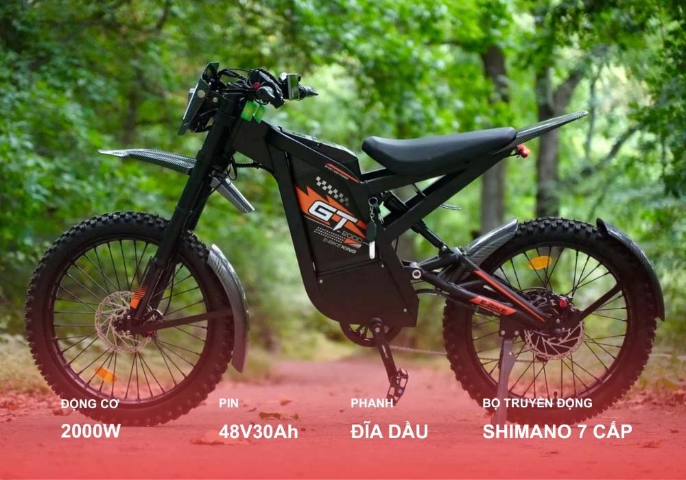 Đặc điểm nổi bật của xe đạp trợ lực điện OUXI GT-2000