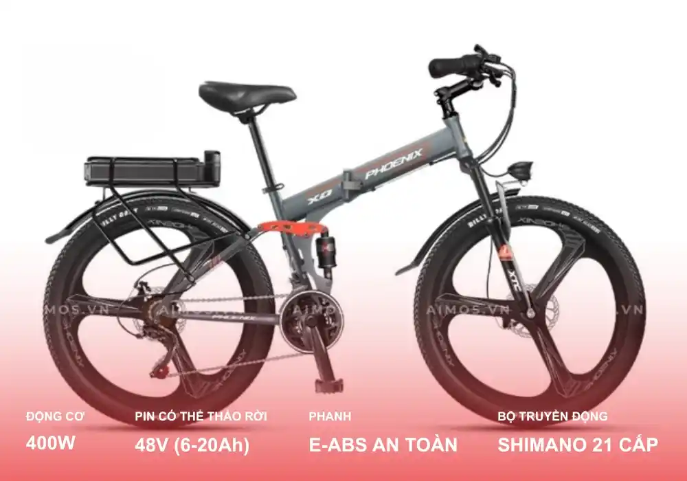 Xe đạp trợ lực điện Phoenix XO