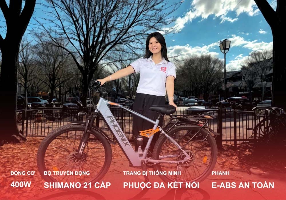 Thông số chi tiết của xe đạp thể thao trợ lực điện Phoenix 999
