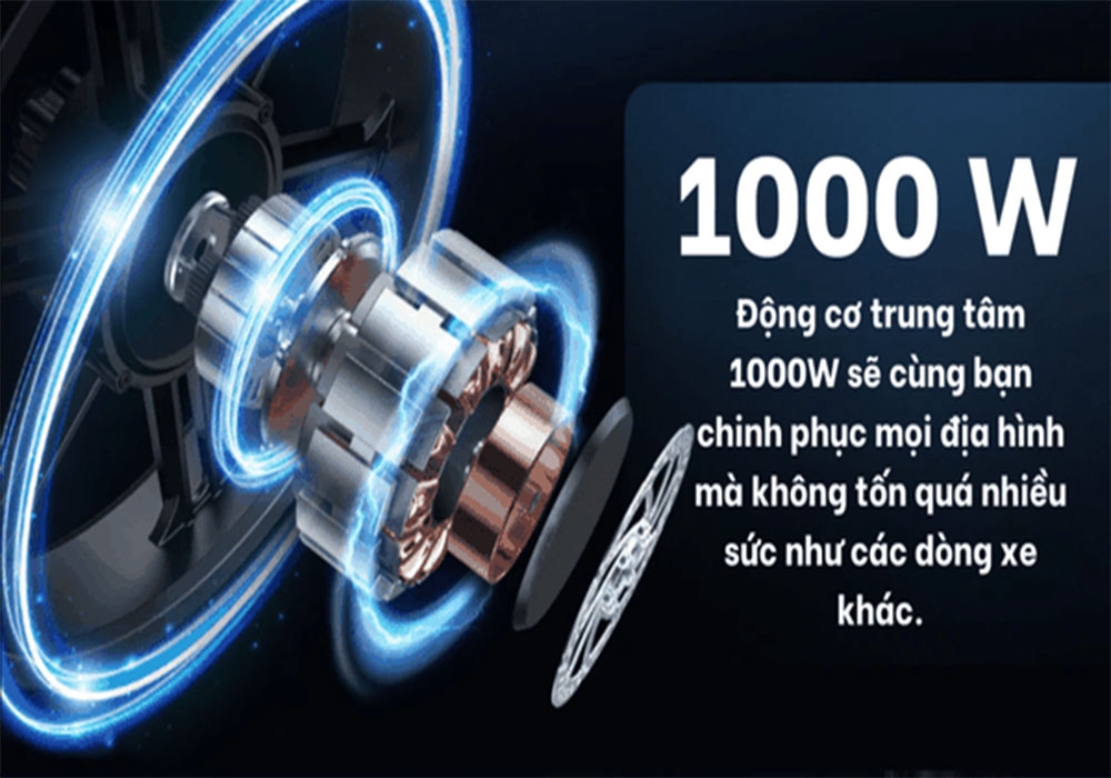 Động cơ của xe đạp trợ lực điện PVY Z20 Plus