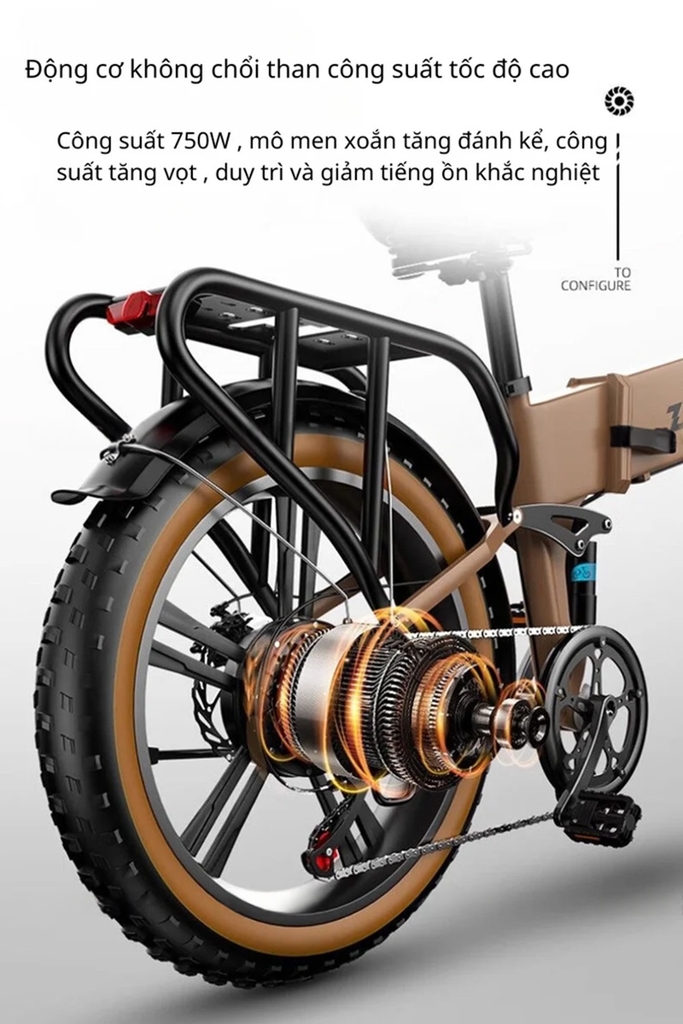 Động cơ không chổi than có thể đạt tối đa 750W