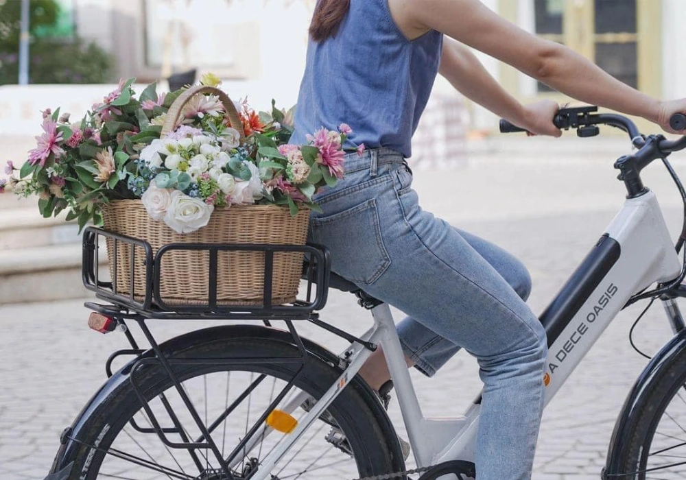 Giá đỡ đồ được trang bị sau xe