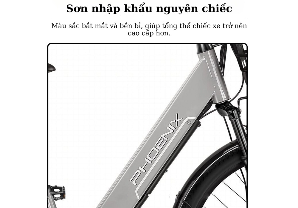 Khung thép Cabon cao cấp của Phoenix L8