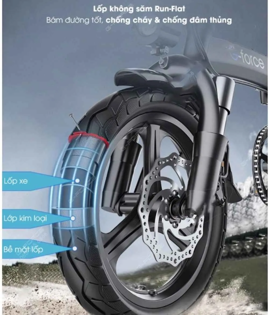 Trang bị lốp không săm Run-Flat
