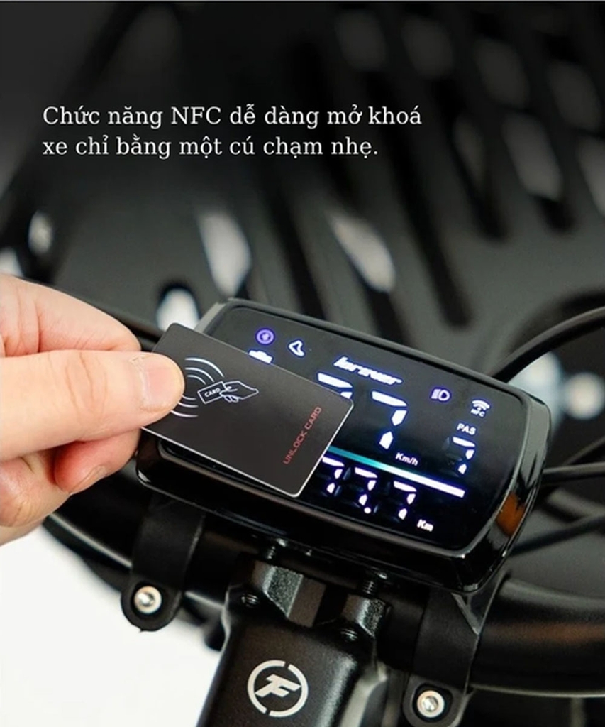 Màn hình thông minh - mở khóa NFC của Forever F78 PRO