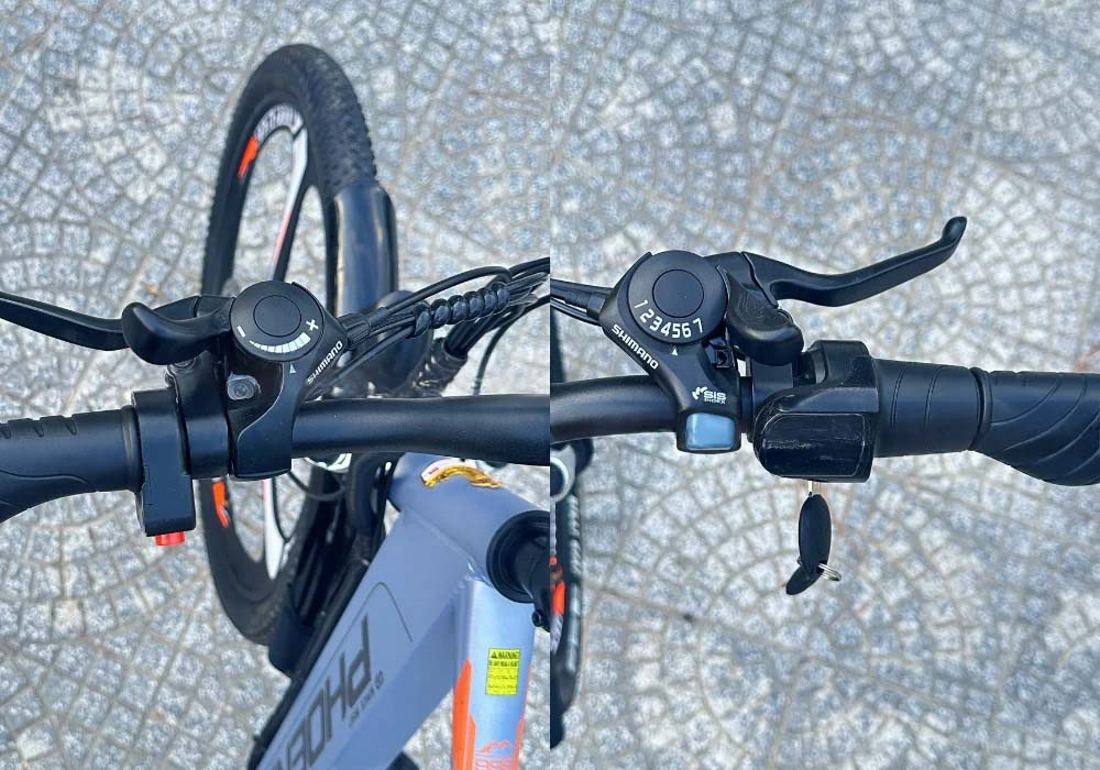 Bộ đề Shimano 21 cấp của xe đạp thể thao trợ lực điện Phoenix 999