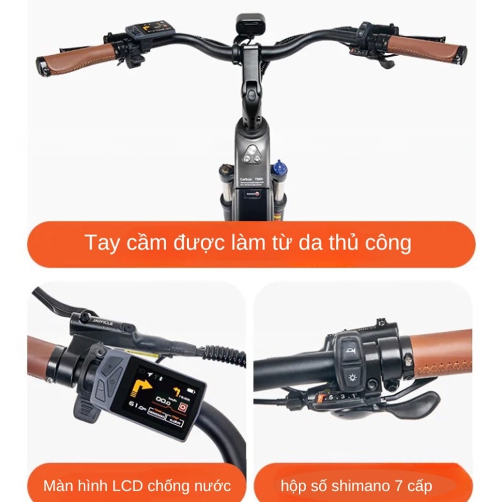 Tay cầm bọc da cao cấp