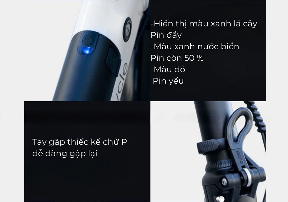 Thiết kế gọn nhẹ của Baicycle X5