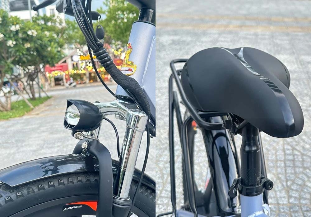Các tiện ích được trang bị trên xe đạp thể thao trợ lực điện Phoenix 999