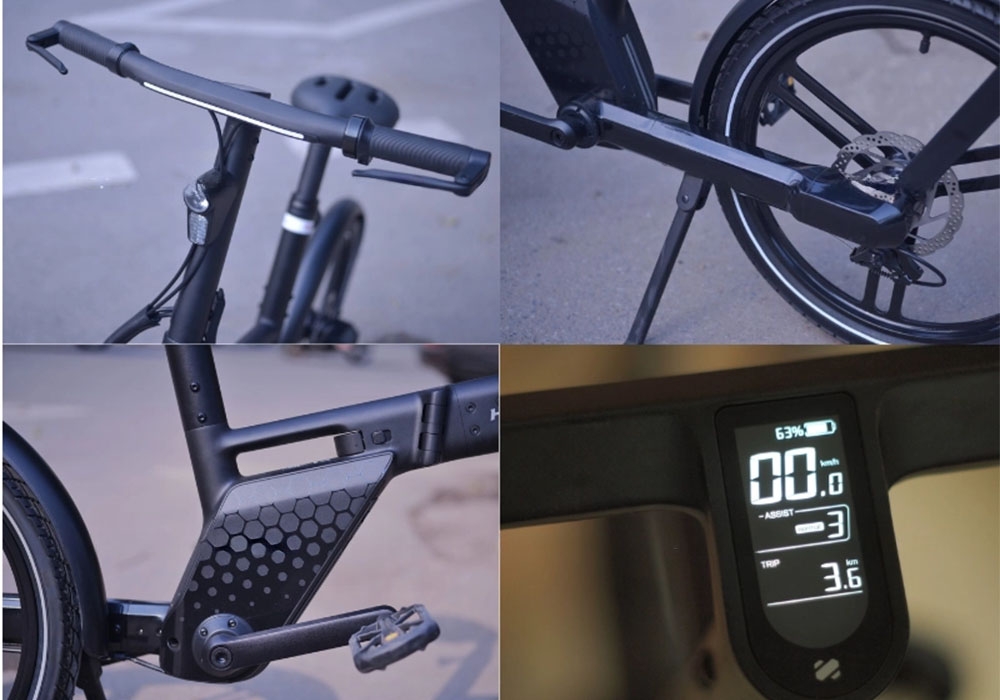 Các trang bị của xe Honbike HF01