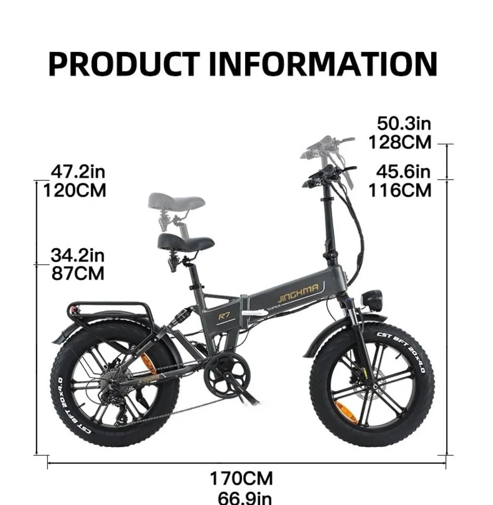 Xe đạp trợ lực điện Jinghma R7