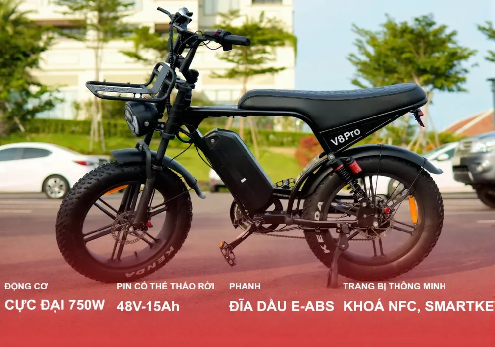 Xe đạp trợ lực điện Ouxi V8 Pro