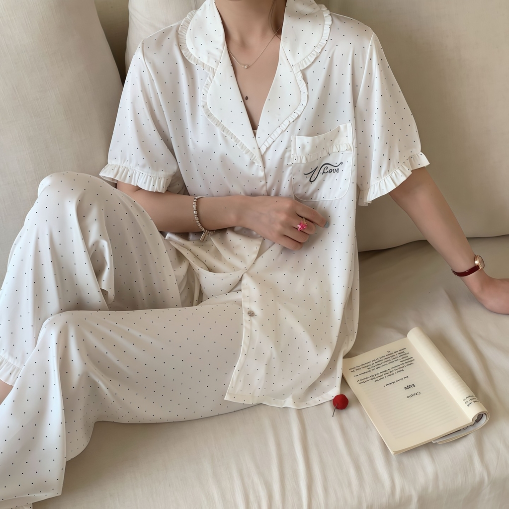 Tnqd chấm bi Kem