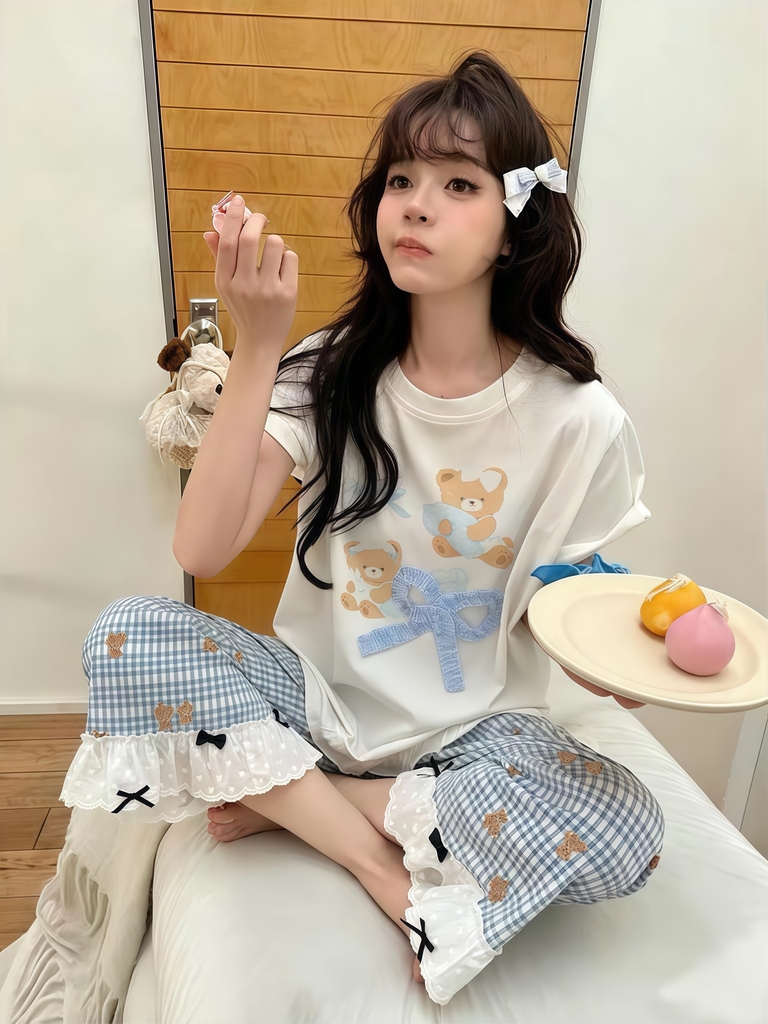 Tnqd cotton gấu Xanh