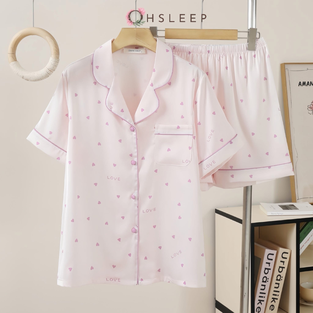 Đùi cao cấp tim love Hồng Xanh