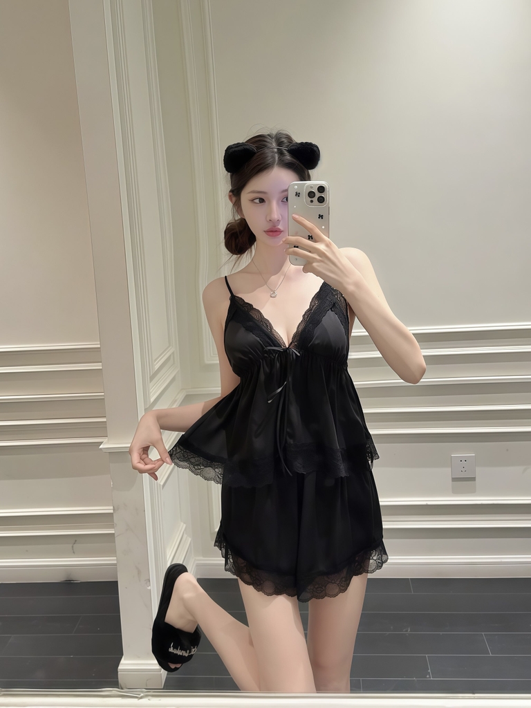 Đùi 2 dây ren nơ 5