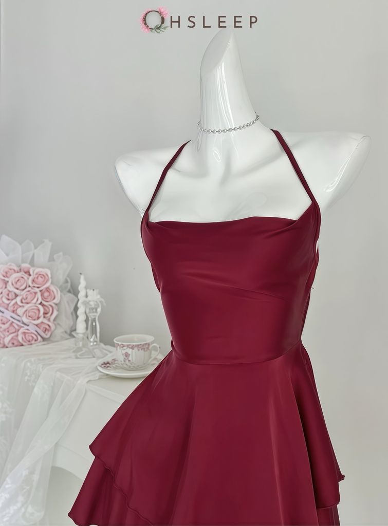 Váy 2D cột chéo lưng 3