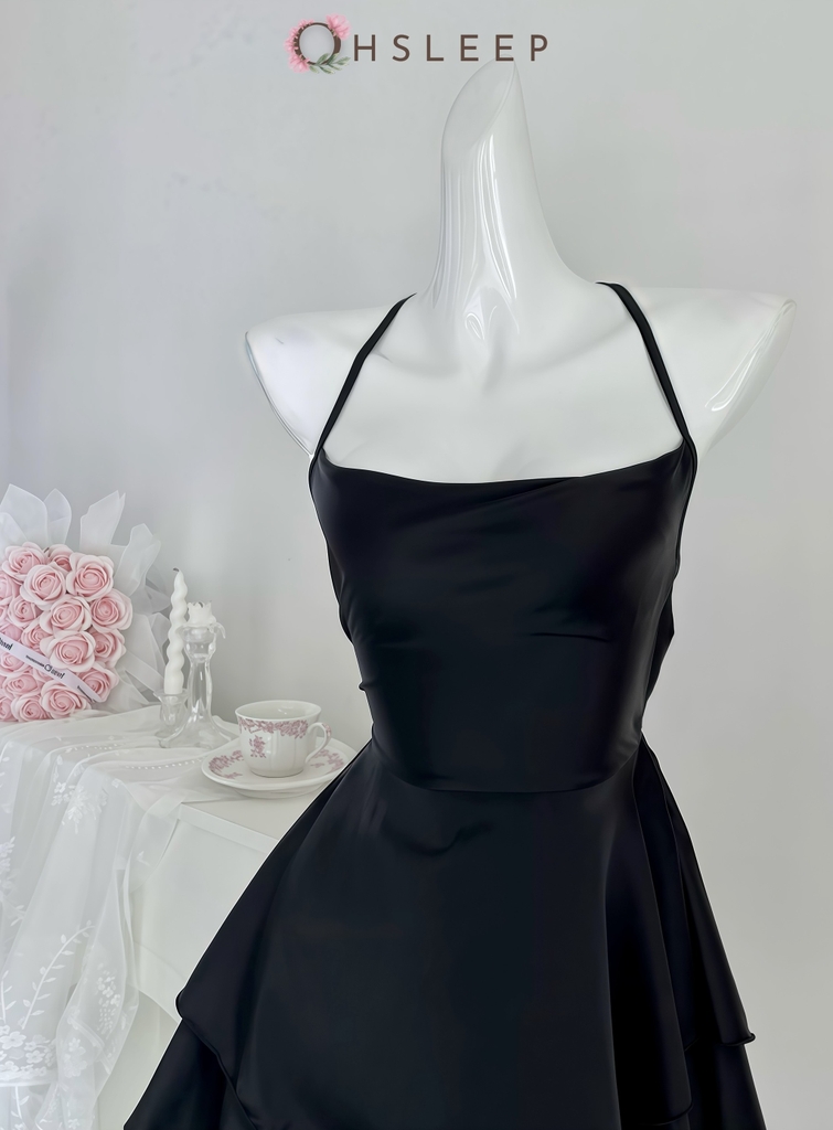 Váy 2D cột chéo lưng 3