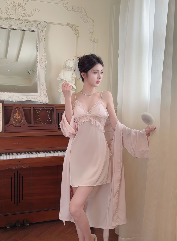 SAC hở lưng ren 3 màu