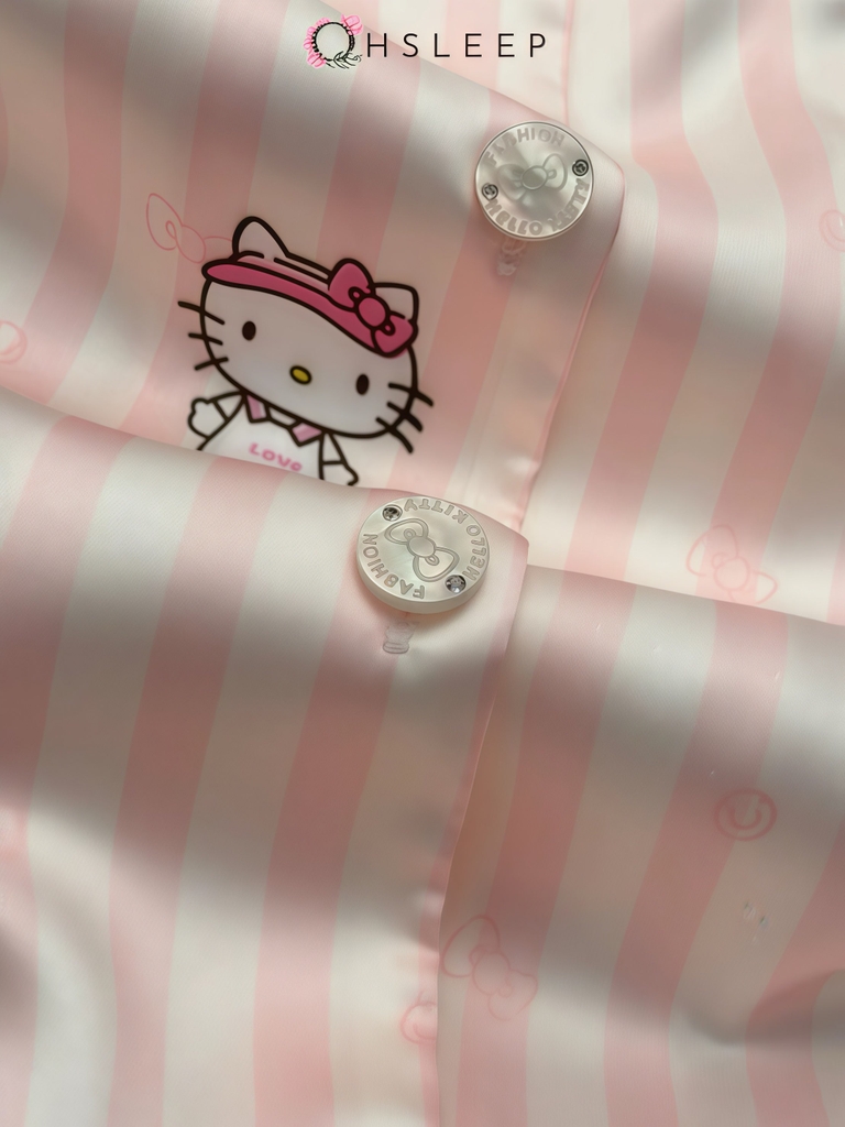 TD kitty sọc Hồng