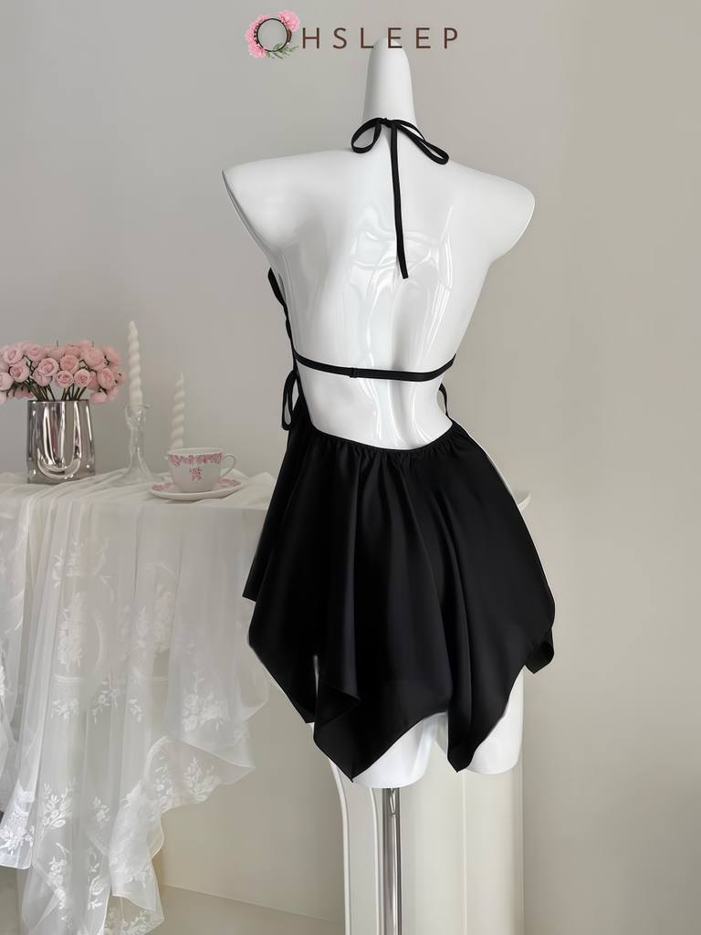 Váy 2d bướm Hồng Đen