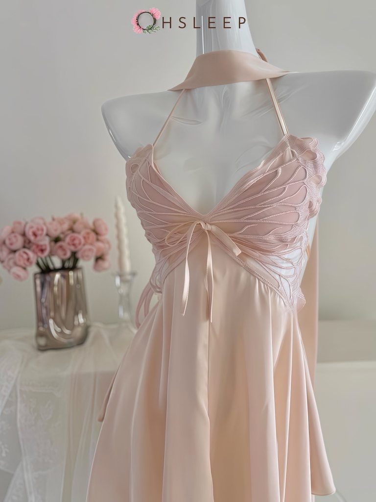 Váy 2d bướm Hồng Đen