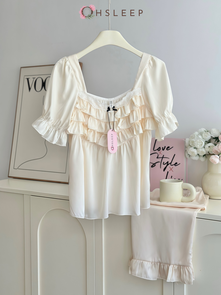 Tnqd cổ bèo Kem Hồng